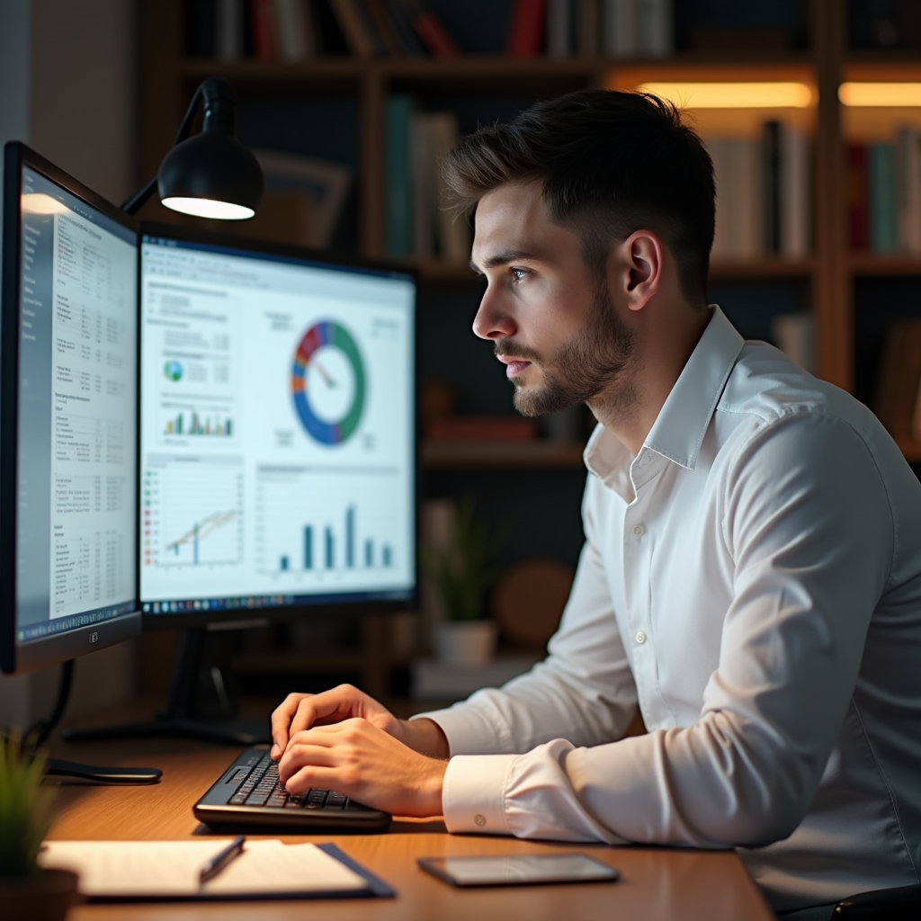 Линейный менеджер работает с данными